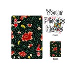 Background Vintage Japanese Design Playing Cards 54 Designs (Mini) Front - HeartK