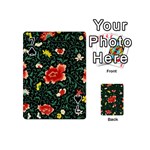 Background Vintage Japanese Design Playing Cards 54 Designs (Mini) Front - Spade7