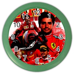 Carlos Sainz Color Wall Clock by Boster123