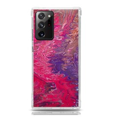 Fuchsia Flow Samsung Galaxy Note 20 Ultra Tpu Uv Case by kaleidomarblingart