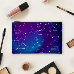 Realistic Night Sky With Constellations Cosmetic Bag (medium) by Cowasu