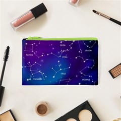 Realistic Night Sky With Constellations Cosmetic Bag (xs) by Cowasu