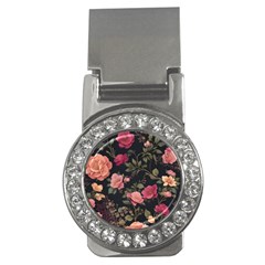 Flower Pattern Money Clips (cz)  by Grandong