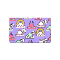 Cloud-seamless-pattern -- Magnet (name Card) by pakminggu