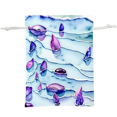 Water Tide Gemstone Lightweight Drawstring Pouch (xl) by pakminggu