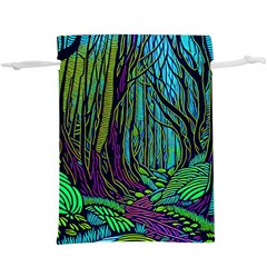 Spectral Forest Nature Lightweight Drawstring Pouch (xl) by uniart180623