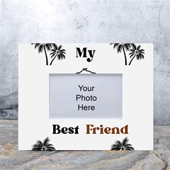 20230903 201815 0000 White Tabletop Photo Frame 4 x6  by Tshirt1