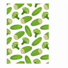 Vegetable Pattern With Composition Broccoli Large Garden Flag (two Sides) by pakminggu