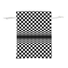 Art-optical-black-white-contrast Lightweight Drawstring Pouch (s) by Bedest