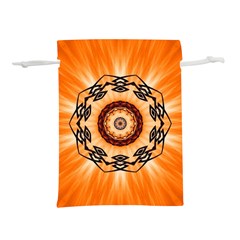 Abstract-kaleidoscope-colorful Lightweight Drawstring Pouch (s) by Bedest
