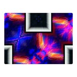 Box-abstract-frame-square Two Sides Premium Plush Fleece Blanket (Mini) 35 x27  Blanket Front