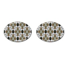 Background-baitik Cufflinks (oval) by nateshop