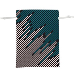 Abstract Diagonal Striped Lines Pattern Lightweight Drawstring Pouch (xl) by pakminggu