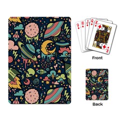 Alien Ocket Space Aesthetic Pattern Playing Cards Single Design (rectangle) by pakminggu