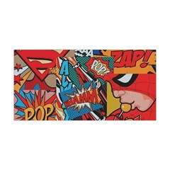 Comic Cartoon Pattern Yoga Headband by pakminggu