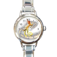 Phoenix Round Italian Charm Watch by Cowasu