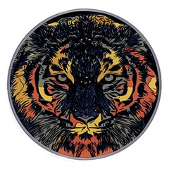 Tiger-predator-abstract-feline Wireless Fast Charger(white) by Cowasu