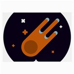 Meteor-meteorite-space-comet Large Glasses Cloth Front