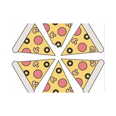 Pizza-slice-food-italian Premium Plush Fleece Blanket (mini) by Sarkoni