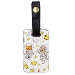 Astronaut-dog-cat-clip-art-kitten Luggage Tag (one side) Front