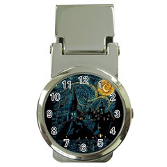 Castle Starry Night Van Gogh Parody Money Clip Watches by Sarkoni
