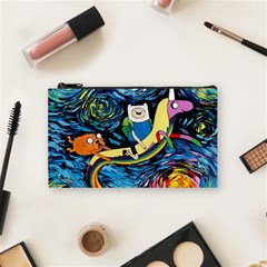 Cartoon Parody  Art Starry Night Van Gogh Cosmetic Bag (small) by Sarkoni