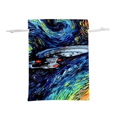 Spaceship Galaxy Parody Art Starry Night Lightweight Drawstring Pouch (m) by Sarkoni