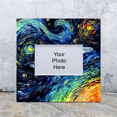 Spaceship Galaxy Parody Art Starry Night White Box Photo Frame 4  X 6  by Sarkoni