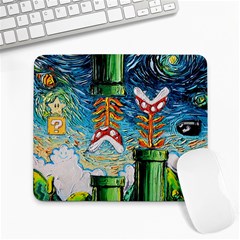 Game Starry Night Doctor Who Van Gogh Parody Large Mousepad by Sarkoni