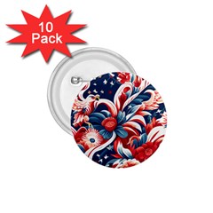 America Pattern 1 75  Buttons (10 Pack) by Valentinaart