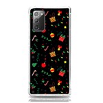 Christmas Pattern Texture Colorful Wallpaper Samsung Galaxy Note 20 TPU UV Case Front