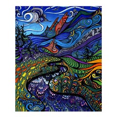 Multicolored Abstract Painting Artwork Psychedelic Colorful Shower Curtain 60  X 72  (medium)  by Bedest