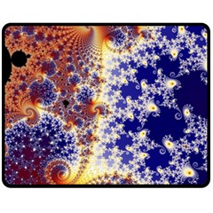 Psychedelic Colorful Abstract Trippy Fractal Mandelbrot Set Fleece Blanket (medium) by Bedest