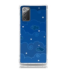 Sky Night Moon Clouds Crescent Samsung Galaxy Note 20 Tpu Uv Case by Proyonanggan