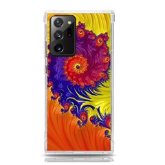 Fractal Spiral Bright Colors Samsung Galaxy Note 20 Ultra Tpu Uv Case by Proyonanggan