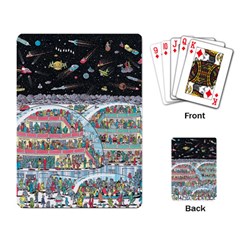 Abstract Painting Space Cartoon Playing Cards Single Design (rectangle) by Grandong
