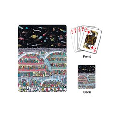 Abstract Painting Space Cartoon Playing Cards Single Design (mini) by Grandong