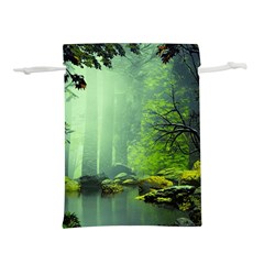 Trees Forest Artwork Nature Beautiful Landscape Lightweight Drawstring Pouch (s) by Sarkoni