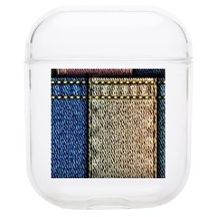 Jeans, Background, Color, Desenho, Shapes, Texture Airpods 1/2 Case by nateshop