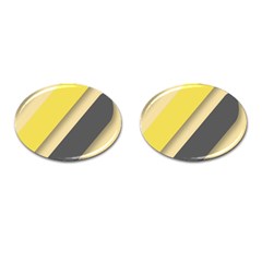 Minimalist, Abstract, Android, Background, Desenho Cufflinks (oval) by nateshop
