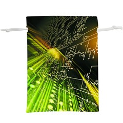 Machine Technology Circuit Electronic Computer Technics Detail Psychedelic Abstract Pattern Lightweight Drawstring Pouch (xl) by Sarkoni