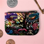 Psychedelic Funky Trippy Mini Coin Purse Back