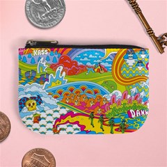 Vintage 1960s Psychedelic Mini Coin Purse by Sarkoni