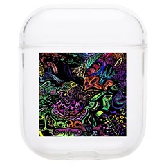 Trippy Dark Psychedelic Airpods 1/2 Case by Sarkoni