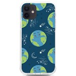 Seamless Pattern Cartoon Earth Planet iPhone 12/12 Pro TPU UV Print Case Front