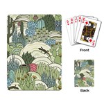 Playful Cactus Desert Landscape Illustrated Seamless Pattern Playing Cards Single Design (Rectangle) Back