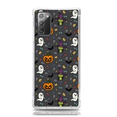 Halloween Bat Pattern Samsung Galaxy Note 20 Tpu Uv Case by Ndabl3x