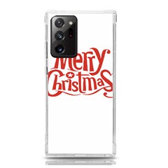 Merry Christmas Samsung Galaxy Note 20 Ultra Tpu Uv Case by designerey