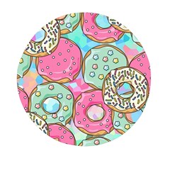 Donut Pattern Texture Colorful Sweet Mini Round Pill Box (pack Of 5) by Grandong