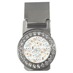 Pattern Flower Leaves, Money Clips (cz)  by Grandong